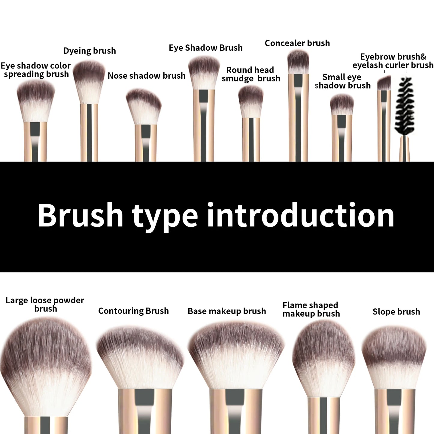 13PCS Professional Makeup Brush Set